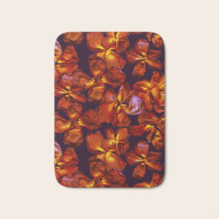 Grandma's Red Flowers Bath Mat Gallery Image 1