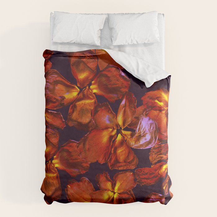 Grandma's Red Flowers Duvet Cover Gallery Image 6