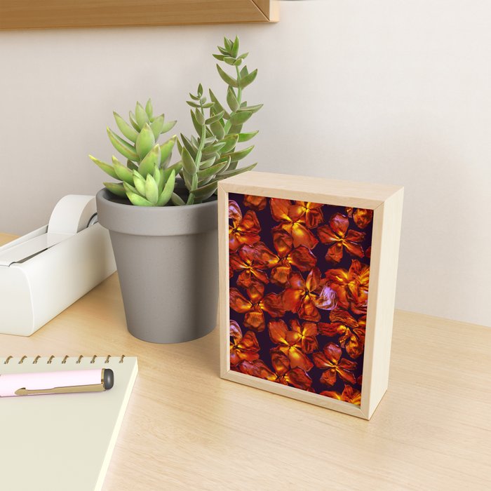 Grandma's Red Flowers Mini Art Print Gallery Image 2