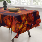 Grandma's Red Flowers Tablecloth Gallery Image 3
