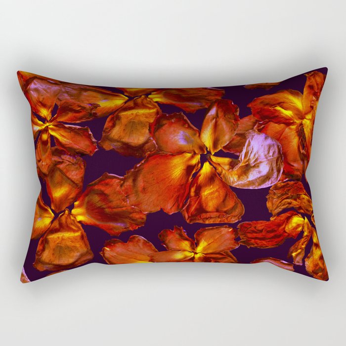 Grandma's Red Flowers Rectangular Pillow Gallery Image 1
