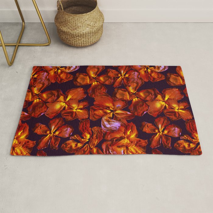 Grandma's Red Flowers Rug Gallery Image 1
