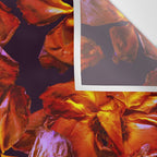 Grandma's Red Flowers Wall Tapestry Gallery Image 3