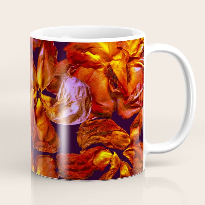 Grandma's Red Flowers Coffee Mug Gallery Image 1