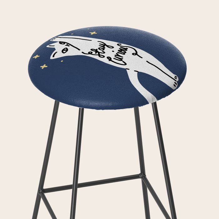 Stay Curious Cat Stool Gallery Image 2