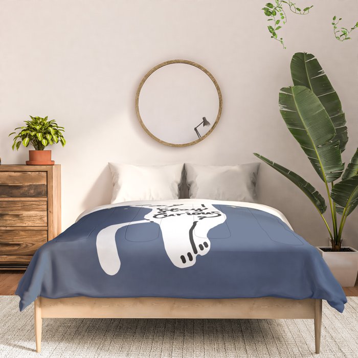 Stay Curious Cat Comforter Gallery Image 3