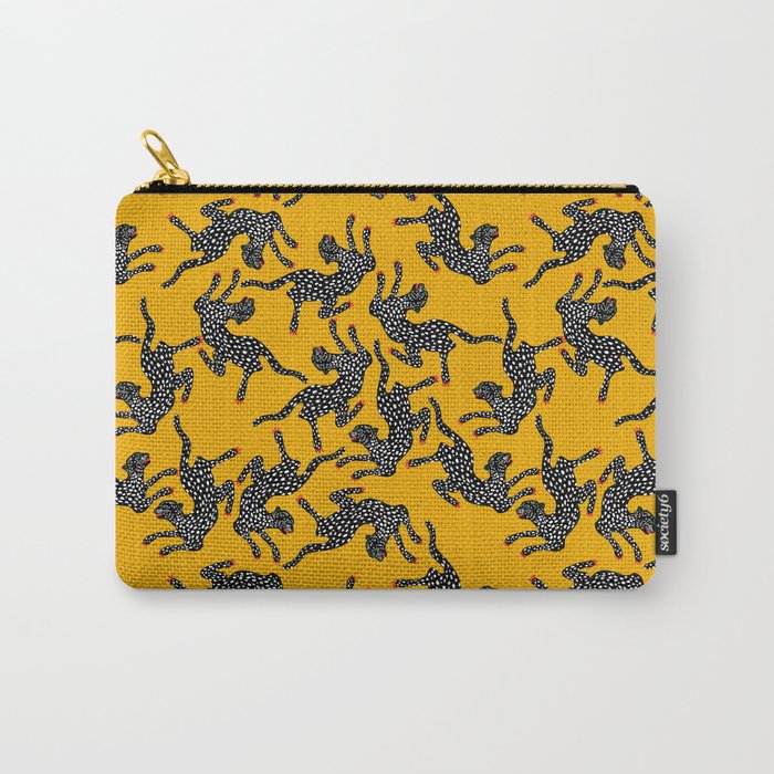 Bold cheetah dance Carry All Pouch Gallery Image 1