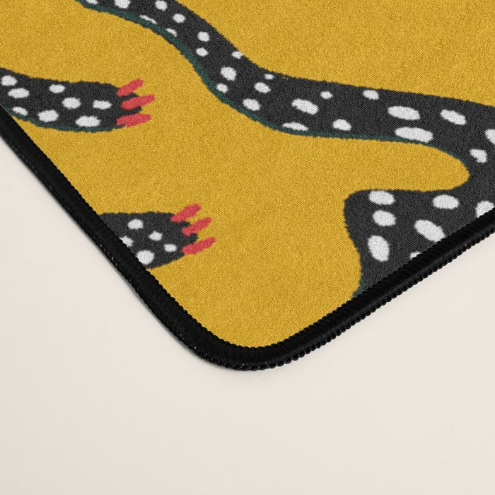 Bold cheetah dance Desk Mat Gallery Image 4