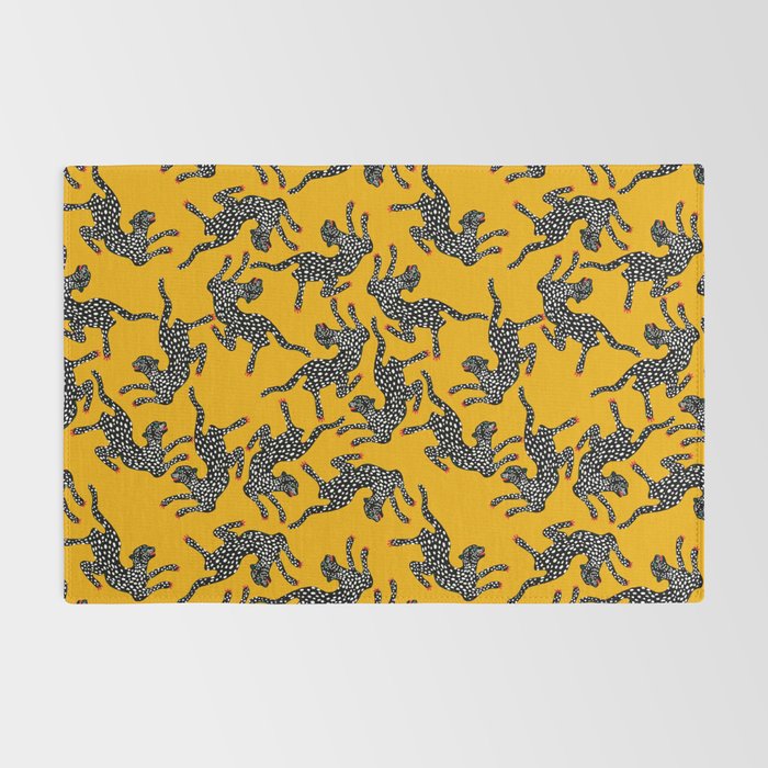 Bold cheetah dance Rug Gallery Image 2