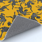 Bold cheetah dance Rug Gallery Image 4