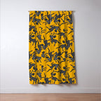 Bold cheetah dance Window Curtain Gallery Image 3