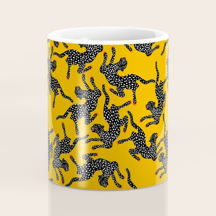 Bold cheetah dance Coffee Mug Gallery Image 4