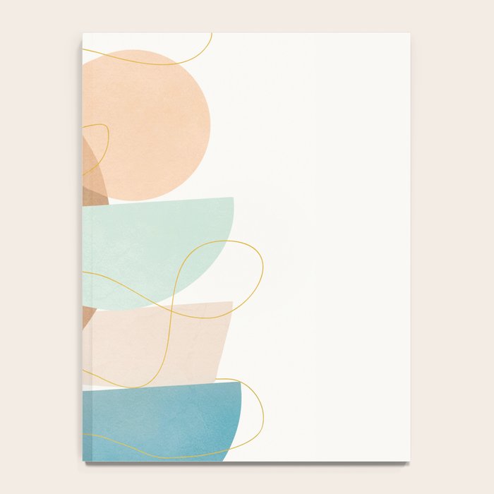 Soft Abstract Shapes 18 Notebook Gallery Image 4