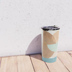 Soft Abstract Shapes 18 Travel Mug Gallery Image 4