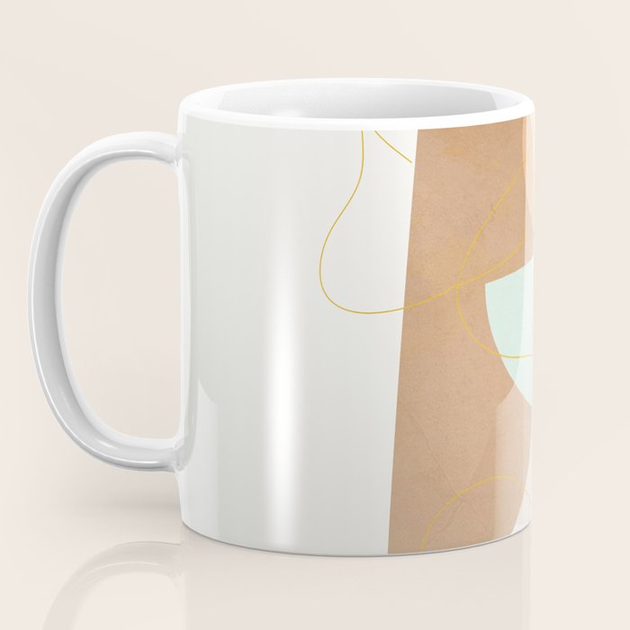 Soft Abstract Shapes 18 Coffee Mug Gallery Image 3