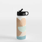 Soft Abstract Shapes 18 Water Bottle Gallery Image 1