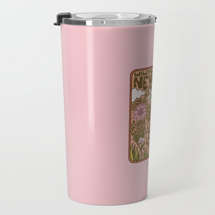 Nevada Wildflowers Travel Mug Gallery Image 3
