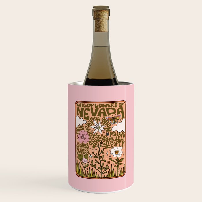Nevada Wildflowers Wine Chiller Gallery Image 1