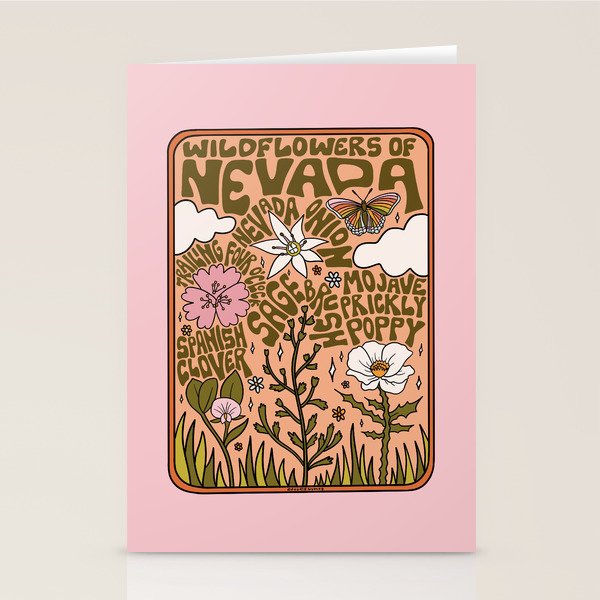 Nevada Wildflowers Stationery Card Gallery Image 2