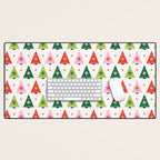Merry Christmas Tree Desk Mat Gallery Image 1