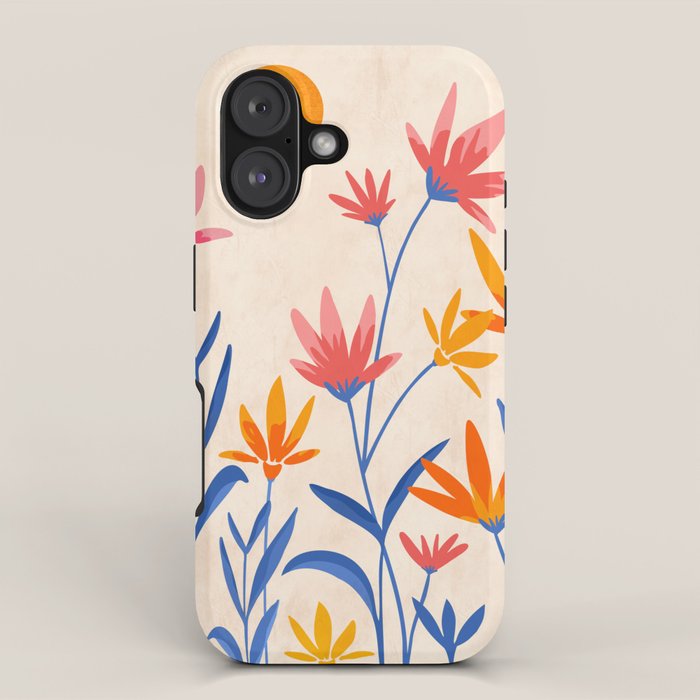 Wild Cosmos Floral iPhone Case Gallery Image 1