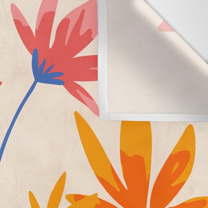 Wild Cosmos Floral Wall Tapestry Gallery Image 3