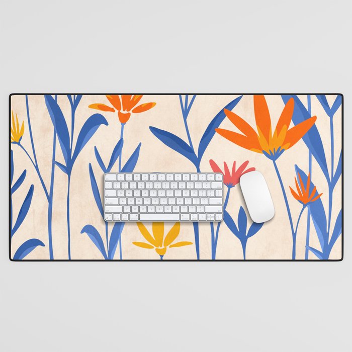 Wild Cosmos Floral Desk Mat Gallery Image 1