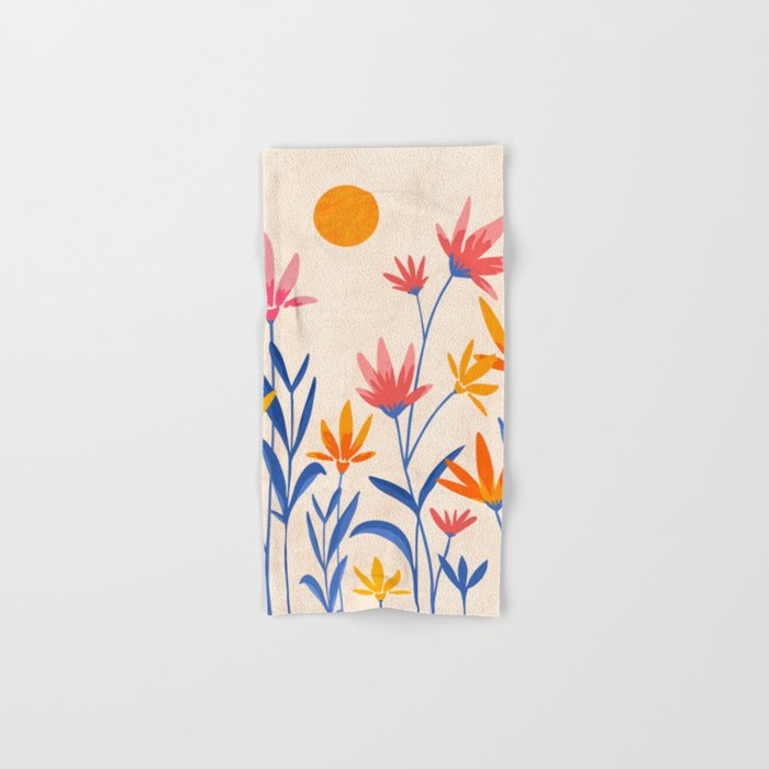 Wild Cosmos Floral Bath Towel Gallery Image 1