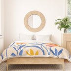 Wild Cosmos Floral Duvet Cover Gallery Image 3