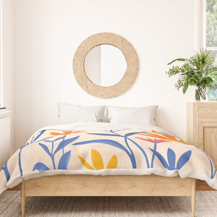 Wild Cosmos Floral Duvet Cover Gallery Image 3