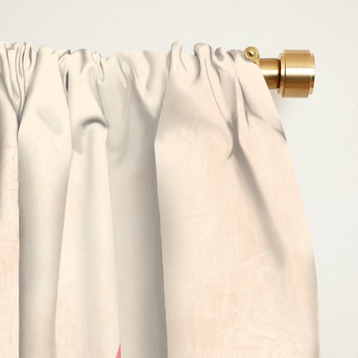 Wild Cosmos Floral Window Curtain Gallery Image 2