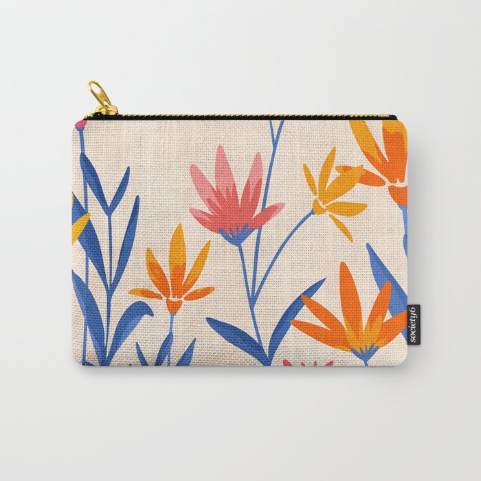Wild Cosmos Floral Carry All Pouch Gallery Image 1