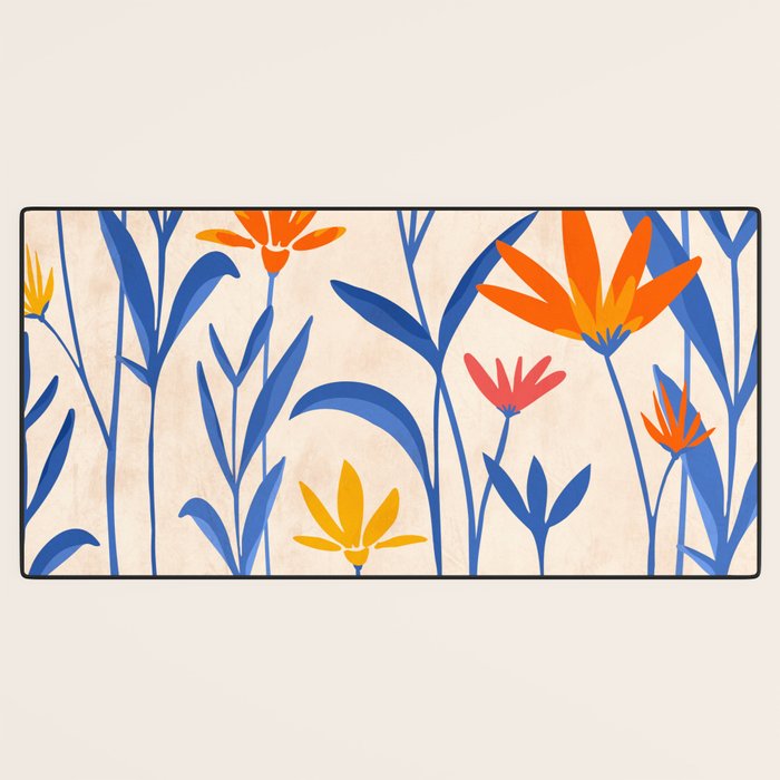 Wild Cosmos Floral Desk Mat Gallery Image 3