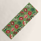 Ugly Christmas Sweaters Pattern Yoga Mat Gallery Image 1