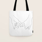 Pinky Promise Tote Bag Gallery Image 1