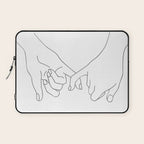 Pinky Promise Laptop Sleeve Gallery Image 1