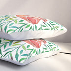 Woodland Fox - Green Leaves Pillow Sham Gallery Image 3