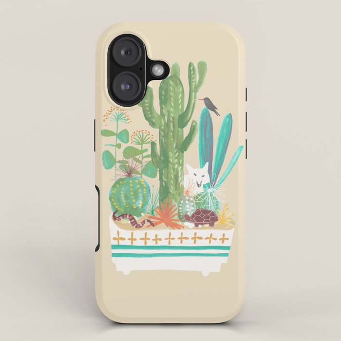 Desert planter iPhone Case Gallery Image 1