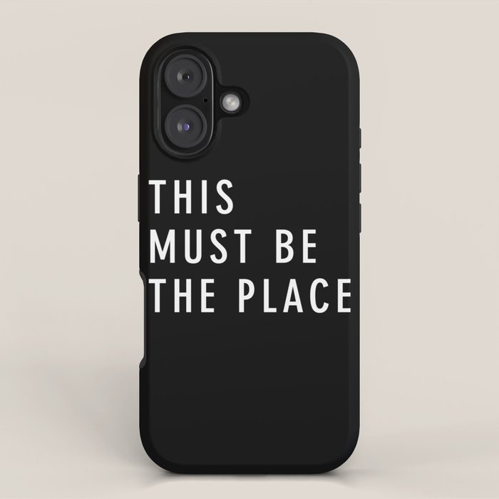 This Must Be The Place iPhone Case Gallery Image 1