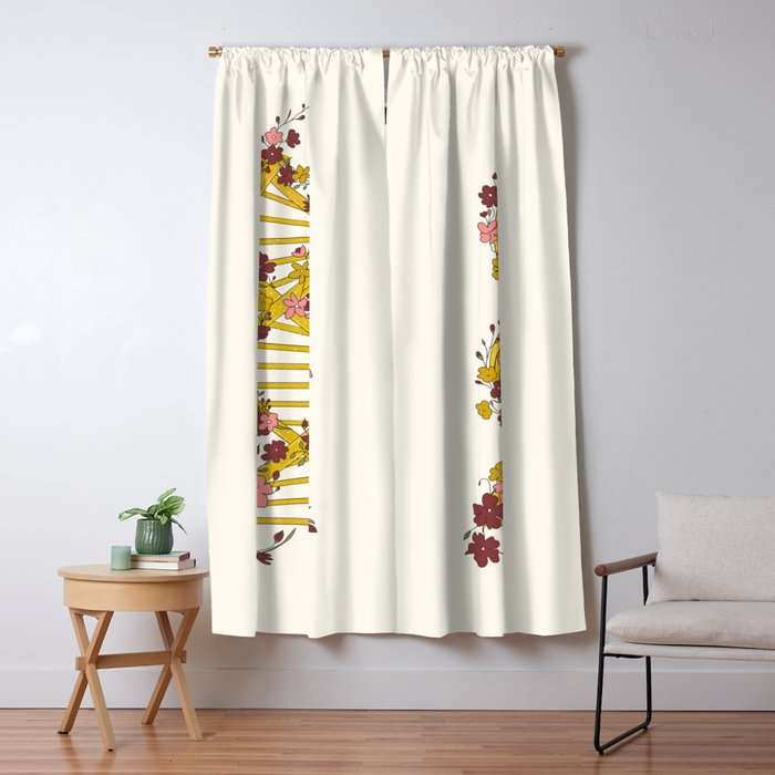 Floral DNA Window Curtain Gallery Image 5