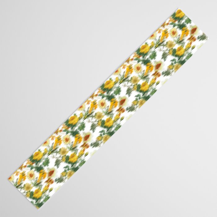 seamless pattern abstract texture background flowers Table Runner Gallery Image 3