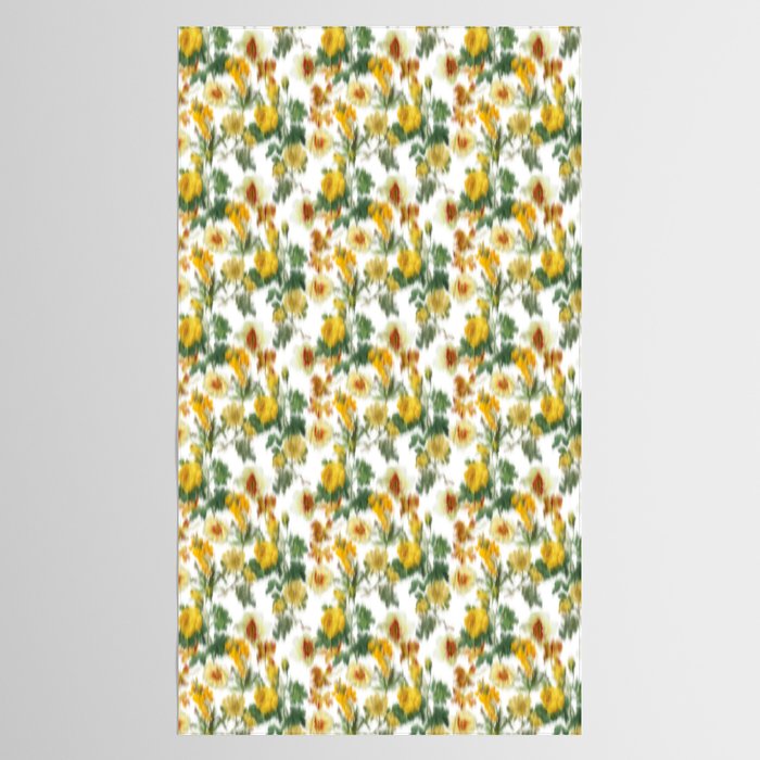 seamless pattern abstract texture background flowers Tablecloth Gallery Image 2