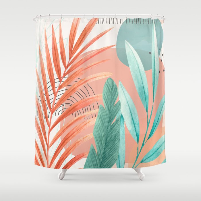Elegant Shapes 23 Shower Curtain Gallery Image 1