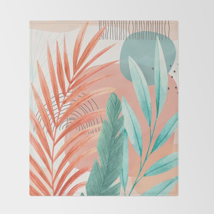 Elegant Shapes 23 Throw Blanket Gallery Image 2