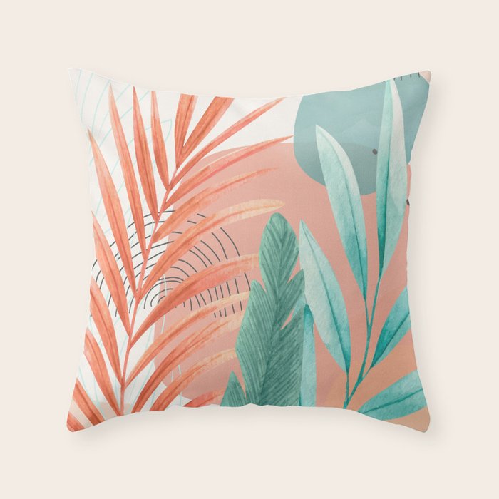 Elegant Shapes 23 Throw Pillow Gallery Image 6