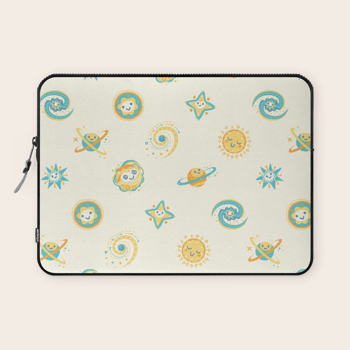 Pastel space pattern Laptop Sleeve Gallery Image 1