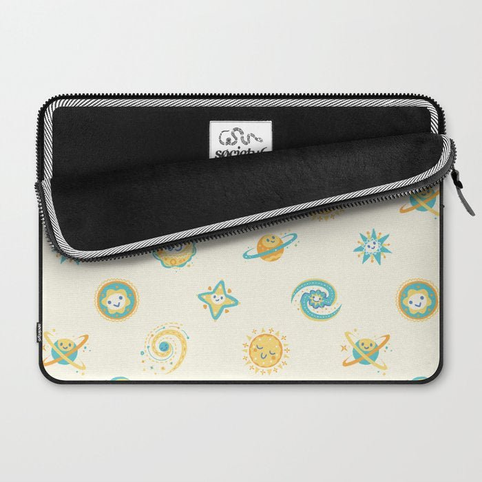 Pastel space pattern Laptop Sleeve Gallery Image 2
