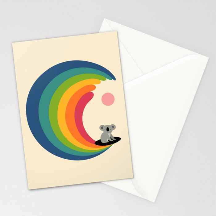 Dream Surfer Stationery Card Gallery Image 2