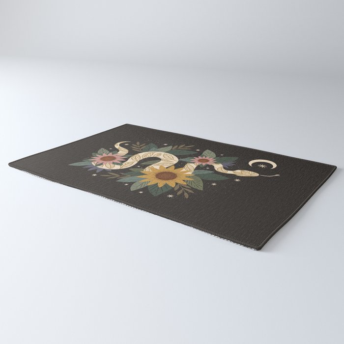 Year of the Snake 2025 - Black Rug Gallery Image 3