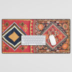 Qashqa'i Nomad Fars Southwest Persian Bag Print Desk Mat Gallery Image 1